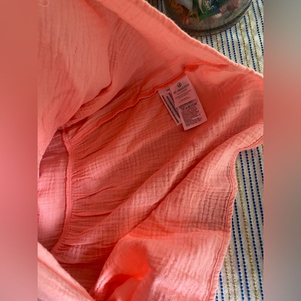 J. Crew  Womens Sleeveless Belted Gauze Midi Dress Pink  Size 2 Pockets Zip - Picture 12 of 15